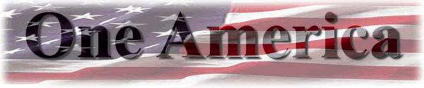 One America banner