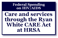 Care and services through the Ryan White CARE Act