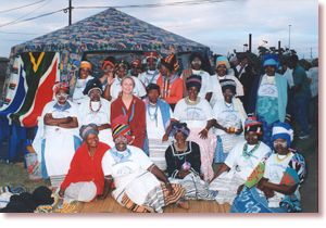 ONAP Director Sandra Thurman with group of women