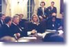The President and Sandra Thurman meet with members of the Presidential Advisory Council on HIV and AIDS (12/18/98)