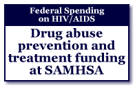 Drug abuse prevention and treatment funding at SAMHSA