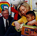 [PHOTO: Mrs. Clinton celebrates Read Across America Day]
