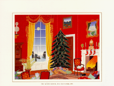 [PHOTO: The 
1994 White House Holiday Card - Outside View]