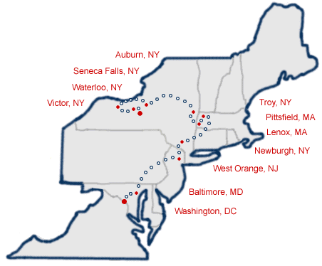 Map of the Northeast