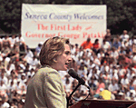 First Lady Hillary Rodham Clinton Addresses the 
150th Anniversary Celebration of the Women's Rights Convention