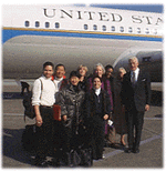 Photo of delegation with Ambassador Foley in Tokyo