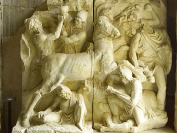 Horse detail from Ephesus museum.