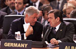 The two leaders confer at the OSCE summit.