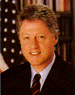 [Portrait of President Clinton]