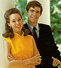 Picture of old Julie and David 
Eisenhower