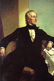 [Healy's portrait of President Tyler]