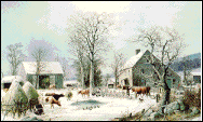 Picture-Farmyard in Winter